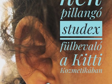 STUDEX fülbelövő és fülbevaló referencia szalon Kecskeméten a Kitti Kozmetikában